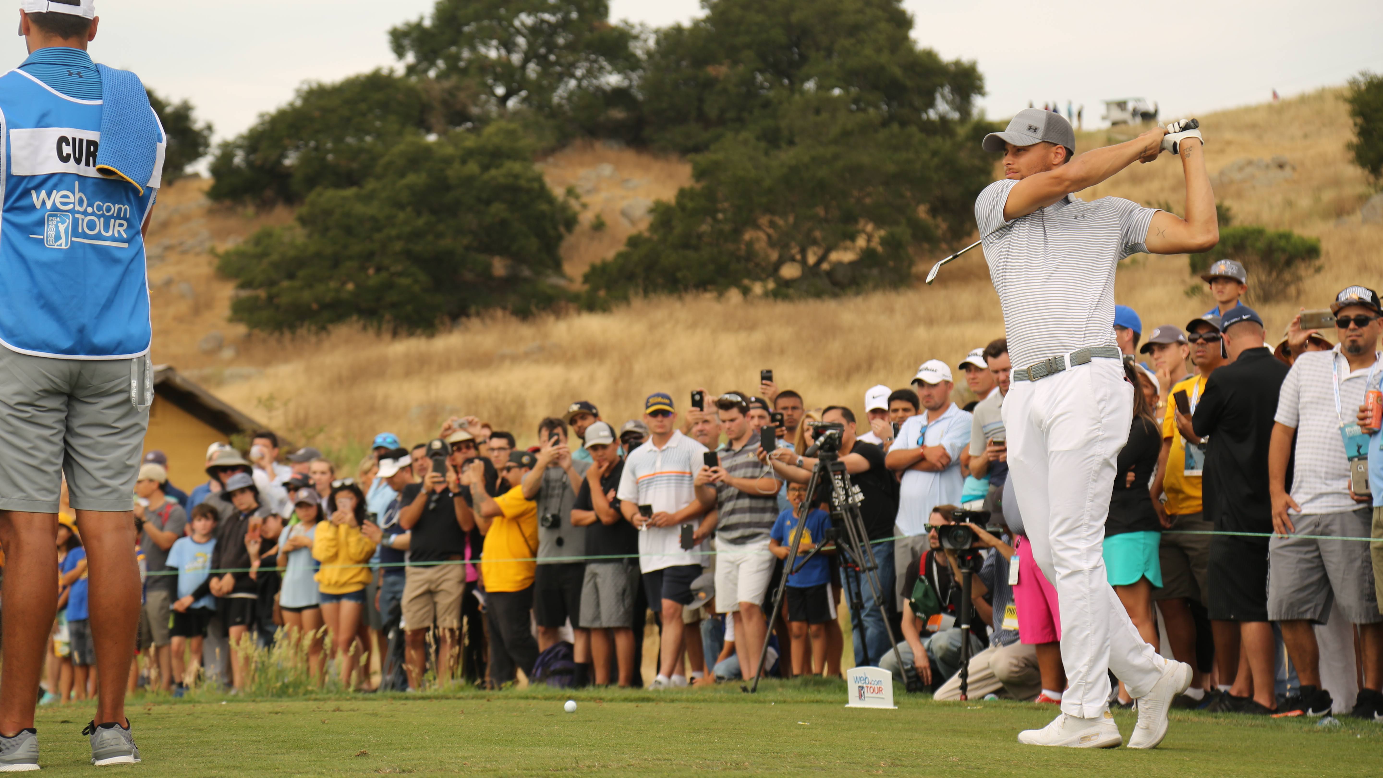 Warriors Guard Stephen Curry Rd 2 Video Highlights from Web.com Tour Ellie Mae Classic